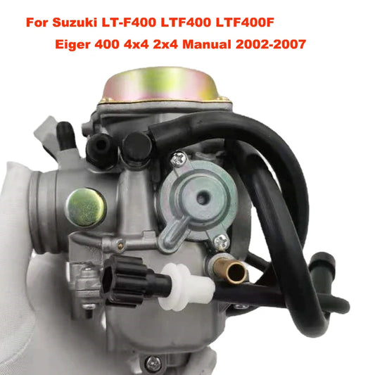carburador para Suzuki LTF400, LT-F400, LTF400, LTF400F, Eiger 400, 4x4, 2x4, Manual, 2002-2007, Vergaser, ATV, Quad, 400cc