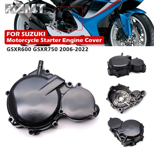 cubierta de cárter izquierdo de motocicleta junta de cárter de estator de motor