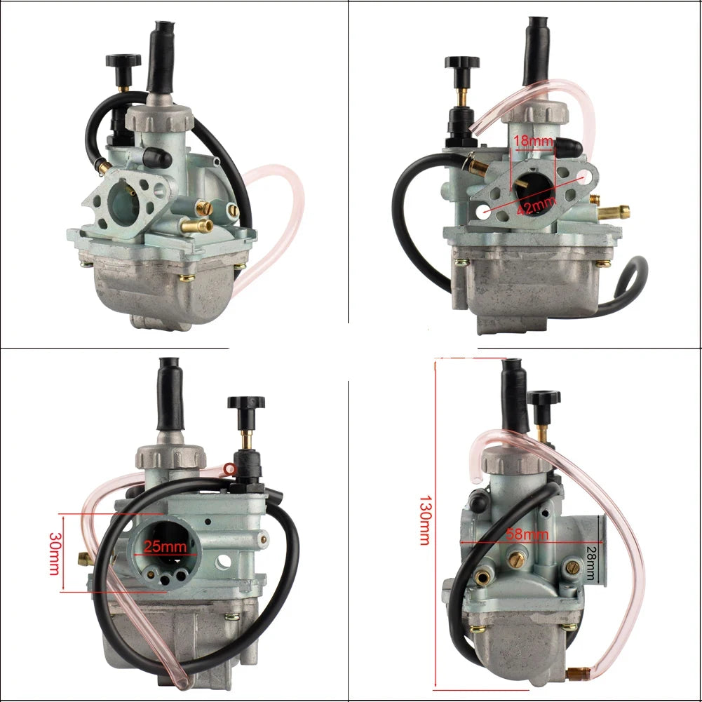 Conjunto de carburador de motocicleta para Suzuki Quadsport 80 LT 80 LT80 ATV Quad Bike 1987-2006 LT80 2X4 ATV 13200-40B10 Motocross Enduro