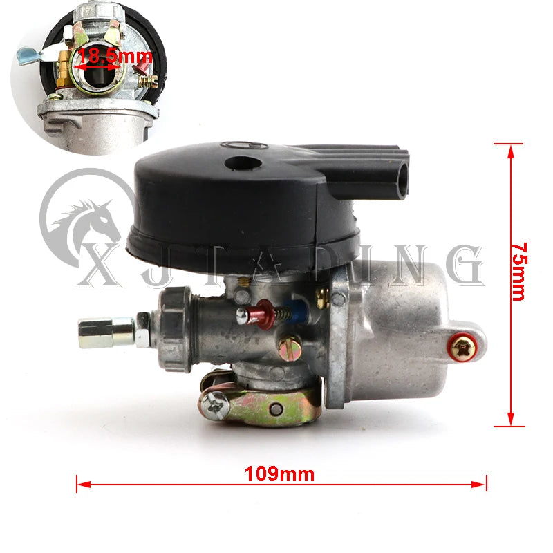 carburador de motocicleta, Motor de 2 tiempos para bicicleta motorizada, 49CC, 60CC, 66CC, 80cc